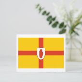 Carte Postale Drapeau de la province d'Ulster (Debout devant)
