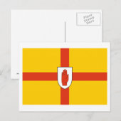Carte Postale Drapeau de la province d'Ulster (Devant / Derrière)