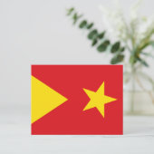Carte Postale Drapeau de la région de Tigray (Debout devant)
