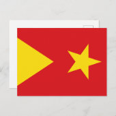 Carte Postale Drapeau de la région de Tigray (Devant / Derrière)