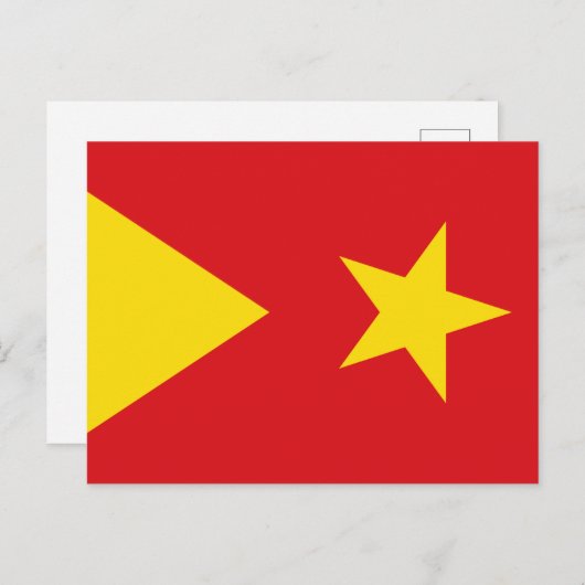 Carte Postale Drapeau de la région de Tigray (Devant / Derrière)
