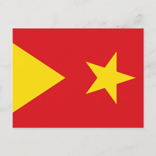 Carte Postale Drapeau de la région de Tigray (Devant)