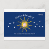 Carte Postale Drapeau de la République de conque (Devant)