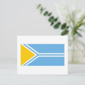 Carte Postale Drapeau de la République de Tyva (Debout devant)