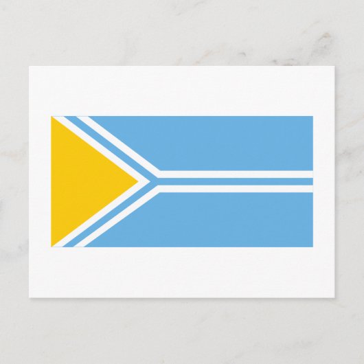 Carte Postale Drapeau de la République de Tyva (Devant)
