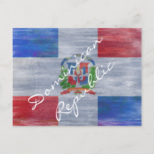 Carte Postale Drapeau de la République Dominicaine