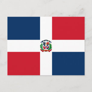 Carte Postale Drapeau de la République Dominicaine