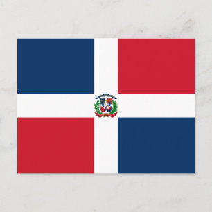 Carte Postale Drapeau de la République dominicaine