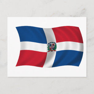 Carte Postale Drapeau de la République dominicaine