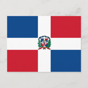 Carte Postale Drapeau de la République dominicaine