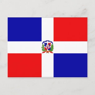 Carte Postale Drapeau de la République Dominicaine
