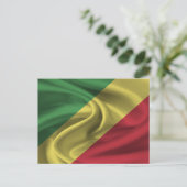 Carte Postale Drapeau de la République du Congo (Debout devant)