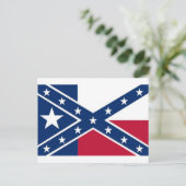 Carte Postale Drapeau de la République du Texas (Debout devant)