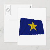Carte Postale Drapeau de la République du Texas (Devant / Derrière)