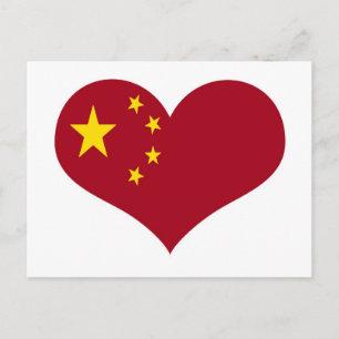 Carte Postale Drapeau de la République populaire de Chine