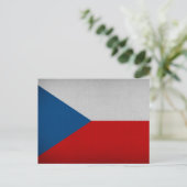 Carte Postale Drapeau de la République tchèque (Debout devant)