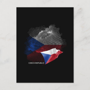 Carte Postale Drapeau de la République tchèque