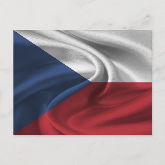Carte Postale Drapeau de la République tchèque (Devant)