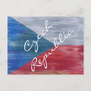 Carte Postale Drapeau de la République tchèque