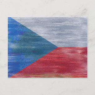 Carte Postale Drapeau de la République tchèque