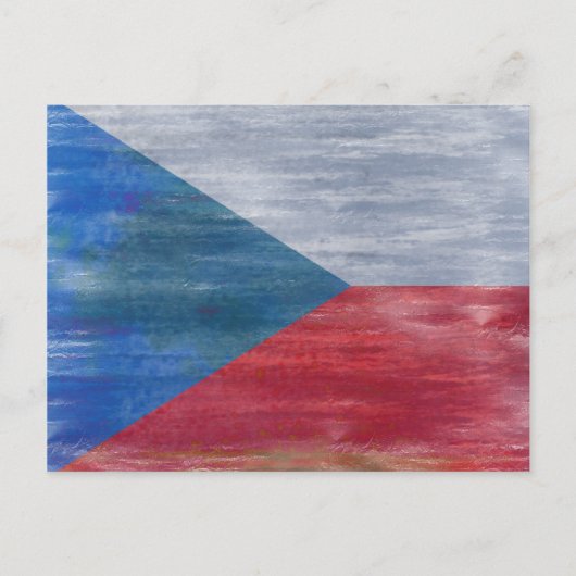 Carte Postale Drapeau de la République tchèque (Devant)