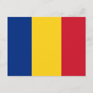 Carte Postale Drapeau de la Roumanie