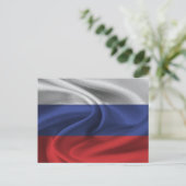 Carte Postale Drapeau de la Russie (Debout devant)