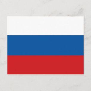 Carte Postale Drapeau de la Russie