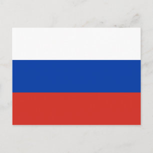 Carte Postale Drapeau de la Russie