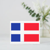 Carte Postale Drapeau de la Sarre (1947-1956) (Debout devant)