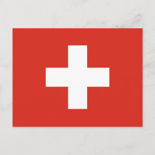 Carte Postale Drapeau de la Suisse