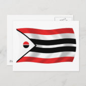 Carte postale Drapeau de la tribu Arapaho (Devant / Derrière)