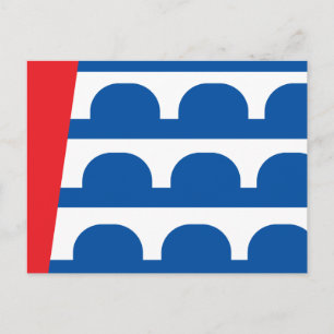 Carte Postale Drapeau de la ville de Des Moines