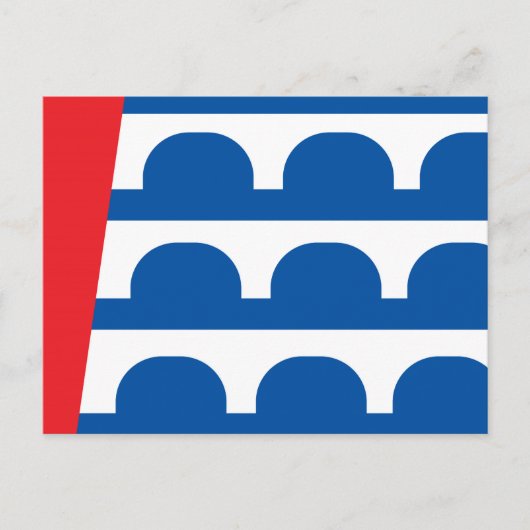 Carte Postale Drapeau de la ville de Des Moines (Devant)