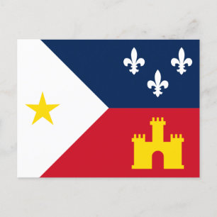 Carte Postale Drapeau de l'Acadiana