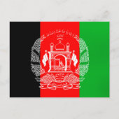 Carte Postale Drapeau de l'Afghanistan (Devant)