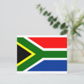 Carte Postale Drapeau de l'Afrique du Sud (Debout devant)
