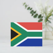 Carte Postale Drapeau de l'Afrique du Sud (Debout devant)