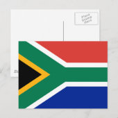 Carte Postale Drapeau de l'Afrique du Sud (Devant / Derrière)