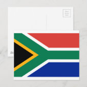Carte Postale Drapeau de l'Afrique du Sud - Vlag van Suid-Afrika (Devant / Derrière)