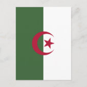 Carte Postale Drapeau de l'Algérie (Devant)