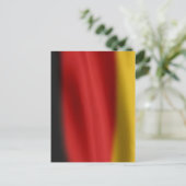 Carte Postale Drapeau de l'Allemagne (Debout devant)