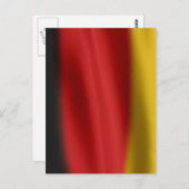 Carte Postale Drapeau de l'Allemagne (Devant / Derrière)