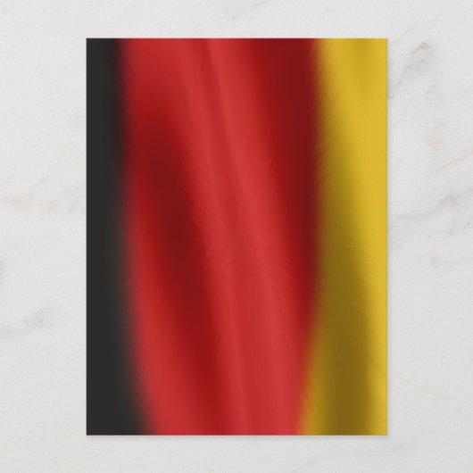 Carte Postale Drapeau de l'Allemagne (Devant)