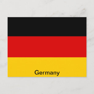 Carte Postale Drapeau de l'Allemagne