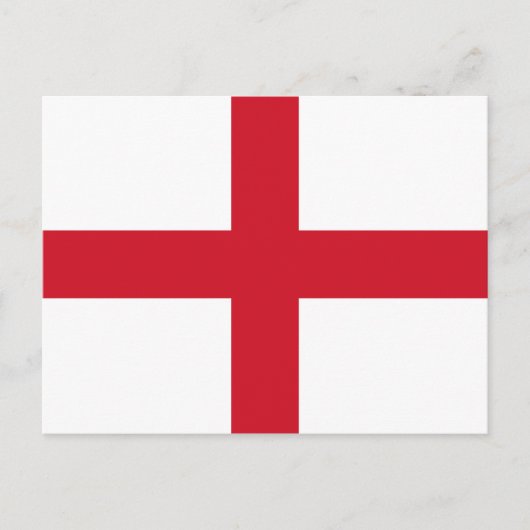 Carte Postale Drapeau de l'Angleterre (Devant)