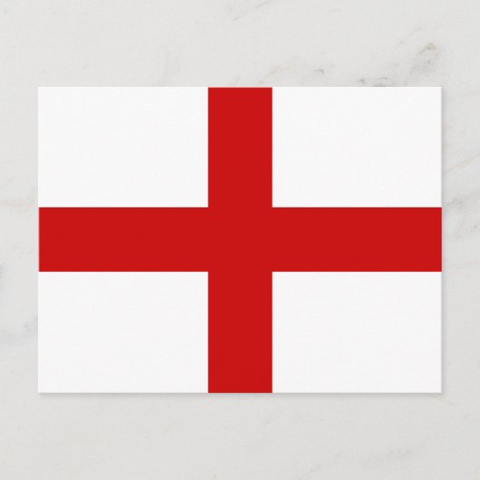 Carte Postale Drapeau de l'Angleterre (Devant)