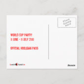 Carte postale Drapeau de l'Angleterre (Dos)