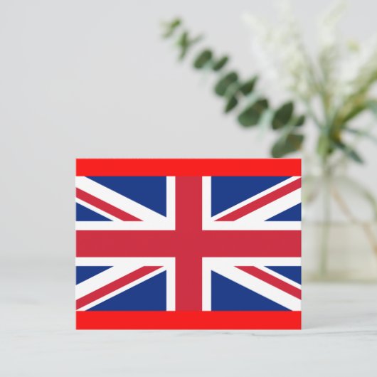 Carte Postale drapeau de l'angleterre (Debout devant)