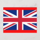 Carte Postale drapeau de l'angleterre (Devant)